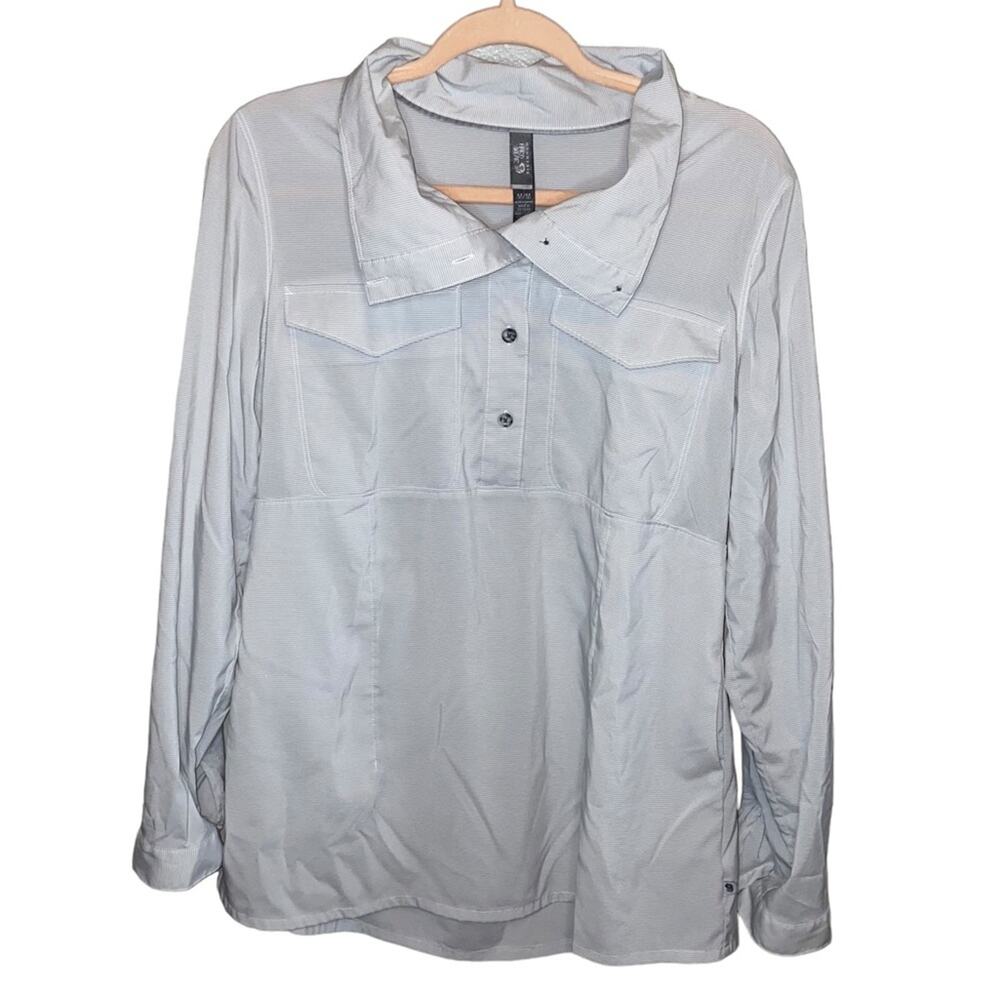 Mountain Hardwear Citypass Gray Long Sleeve Pullover Shirt Medium